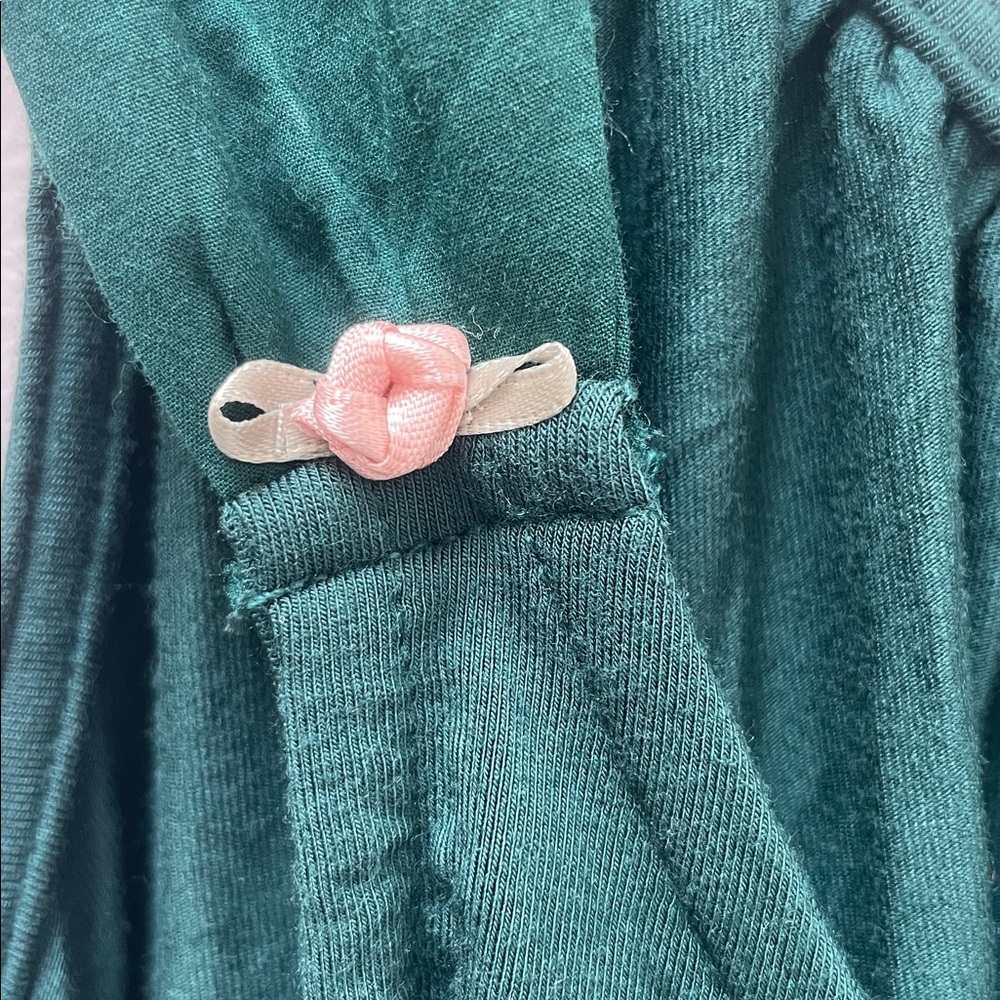 NWT POPFLEX Stunning Flowy Tank Green - Picture 5 of 7